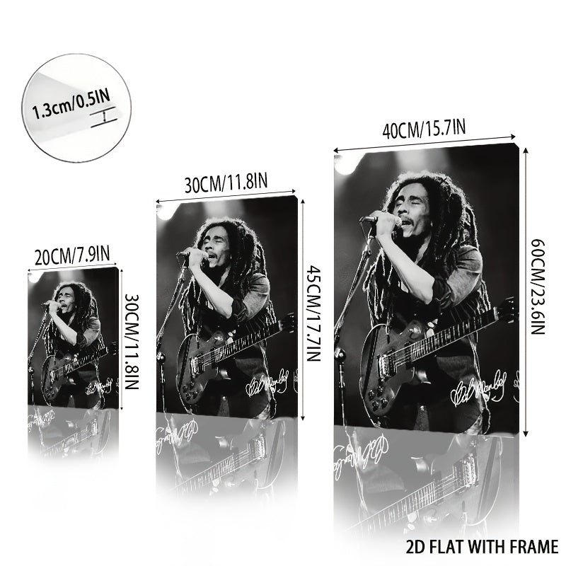 Stampa su tela intelaiata — Homage to Bob Marley