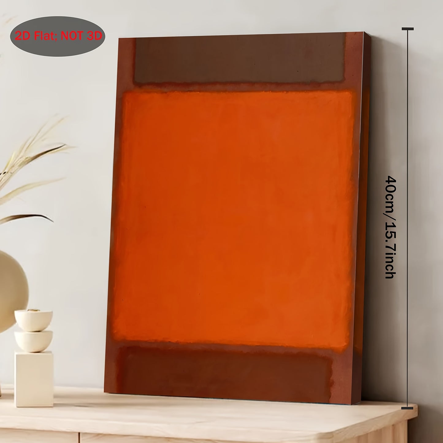 Stampa su tela intelaiata — Homage to Rothko