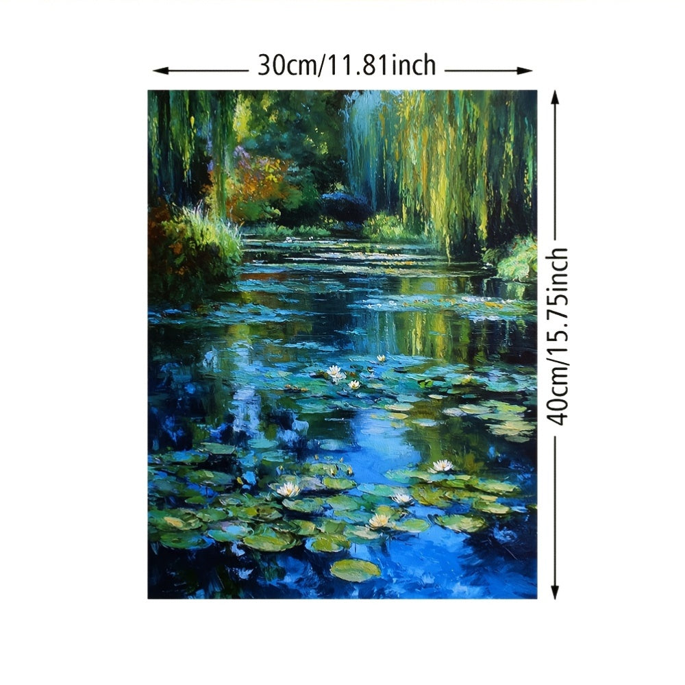 Stampa su tela intelaiata — Homage to Monet