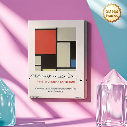 Stampa su tela intelaiata — Piet Mondrian