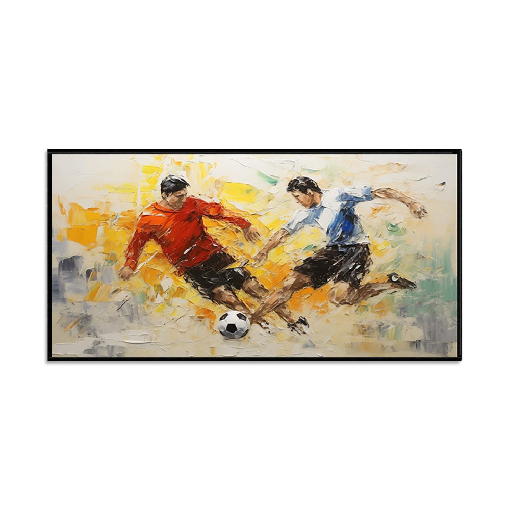 Dipinto a mano da intelaiare — Sport