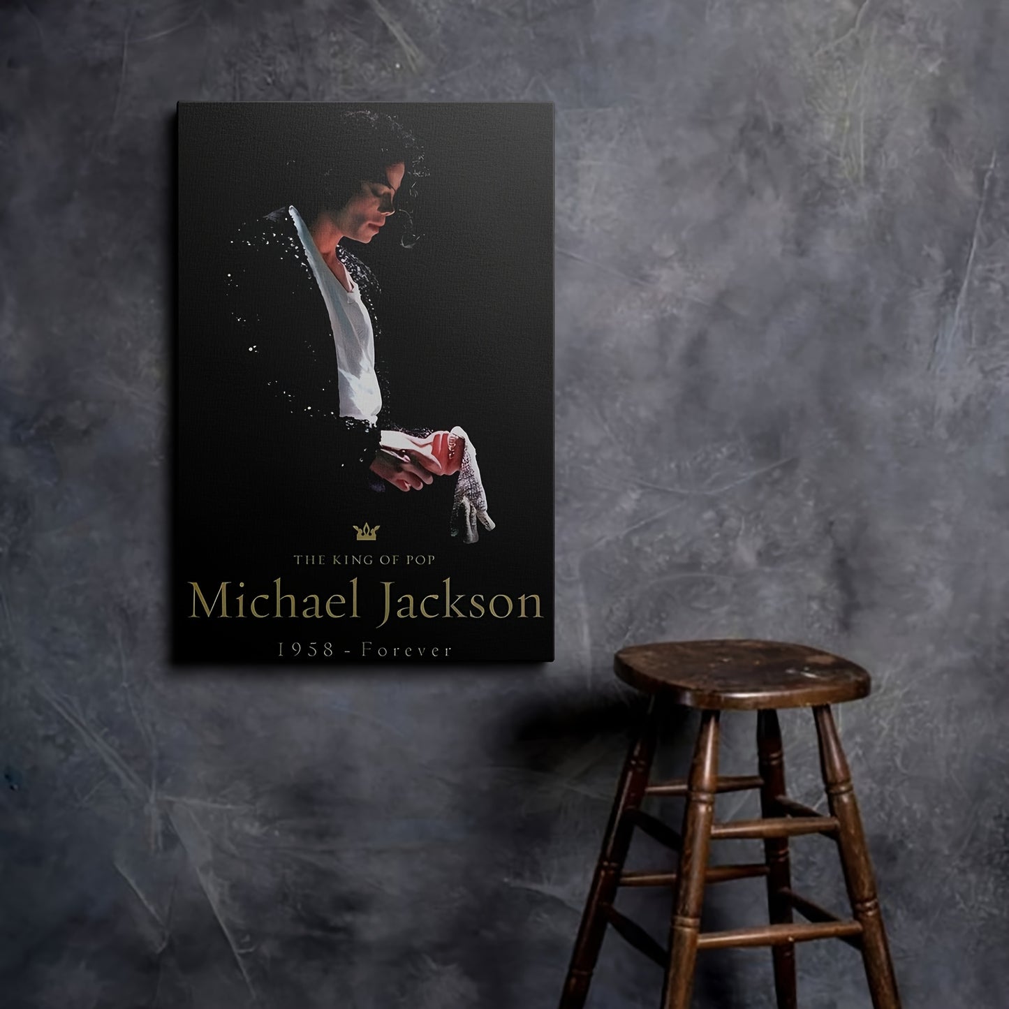 Stampa su tela intelaiata — Homage to Michael Jackson