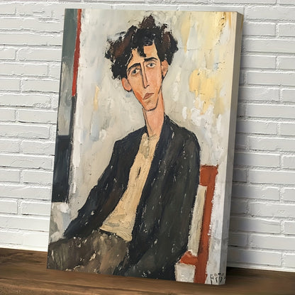 Stampa su tela intelaiata — Homage to Modigliani