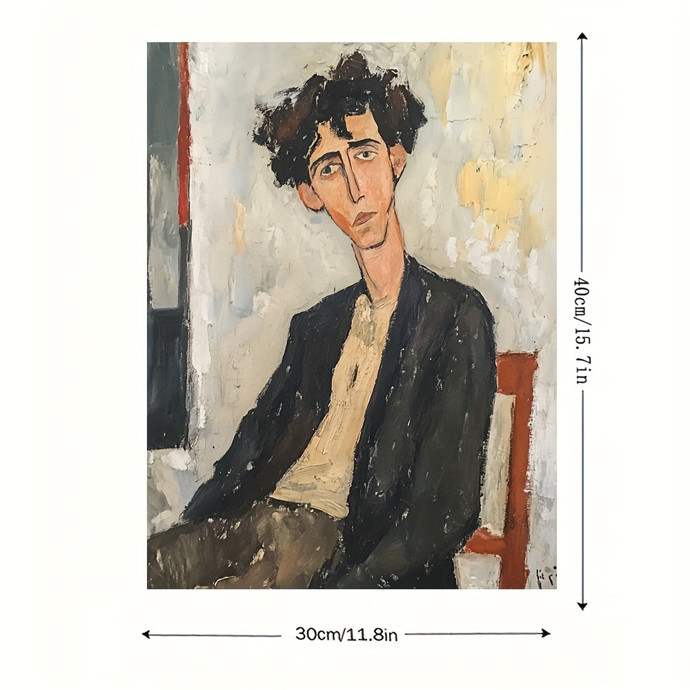 Stampa su tela intelaiata — Homage to Modigliani