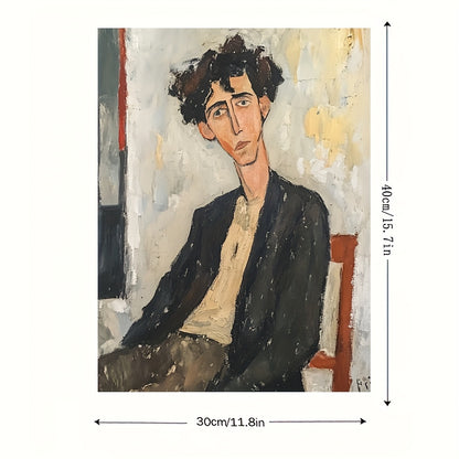 Stampa su tela intelaiata — Homage to Modigliani