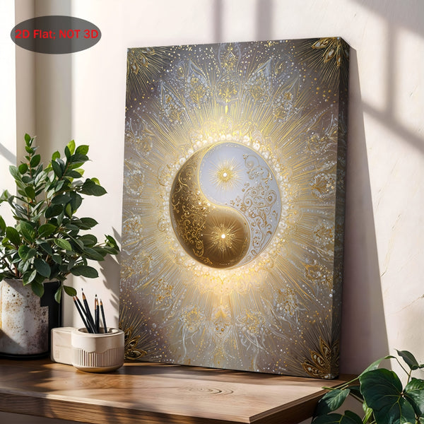 Stampa su tela intelaiata — Yin Yang