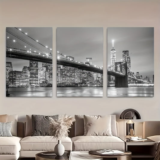 Stampa su tela intelaiata — Skyline di New York