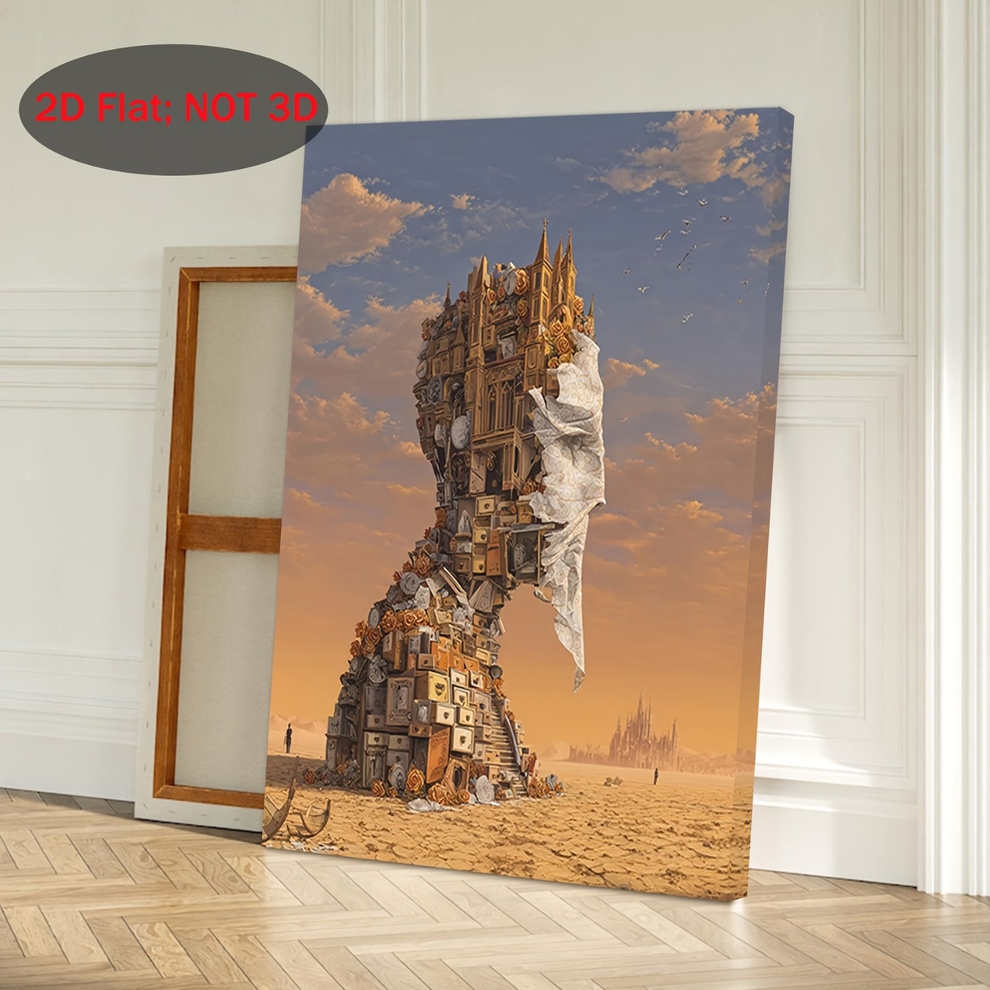 Stampa su tela intelaiata — Teste Surreali