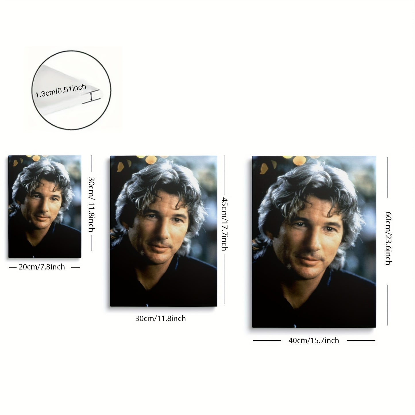 Stampa su tela intelaiata — Richard Gere