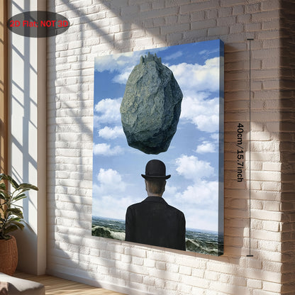 Stampa su tela intelaiata — Homage to Magritte