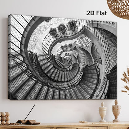 Stampa su tela intelaiata — Homage to Escher