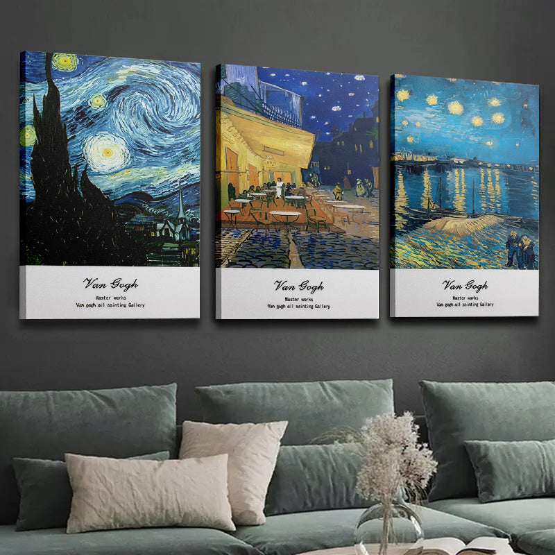 Stampa su tela intelaiata — Homage to Van Gogh