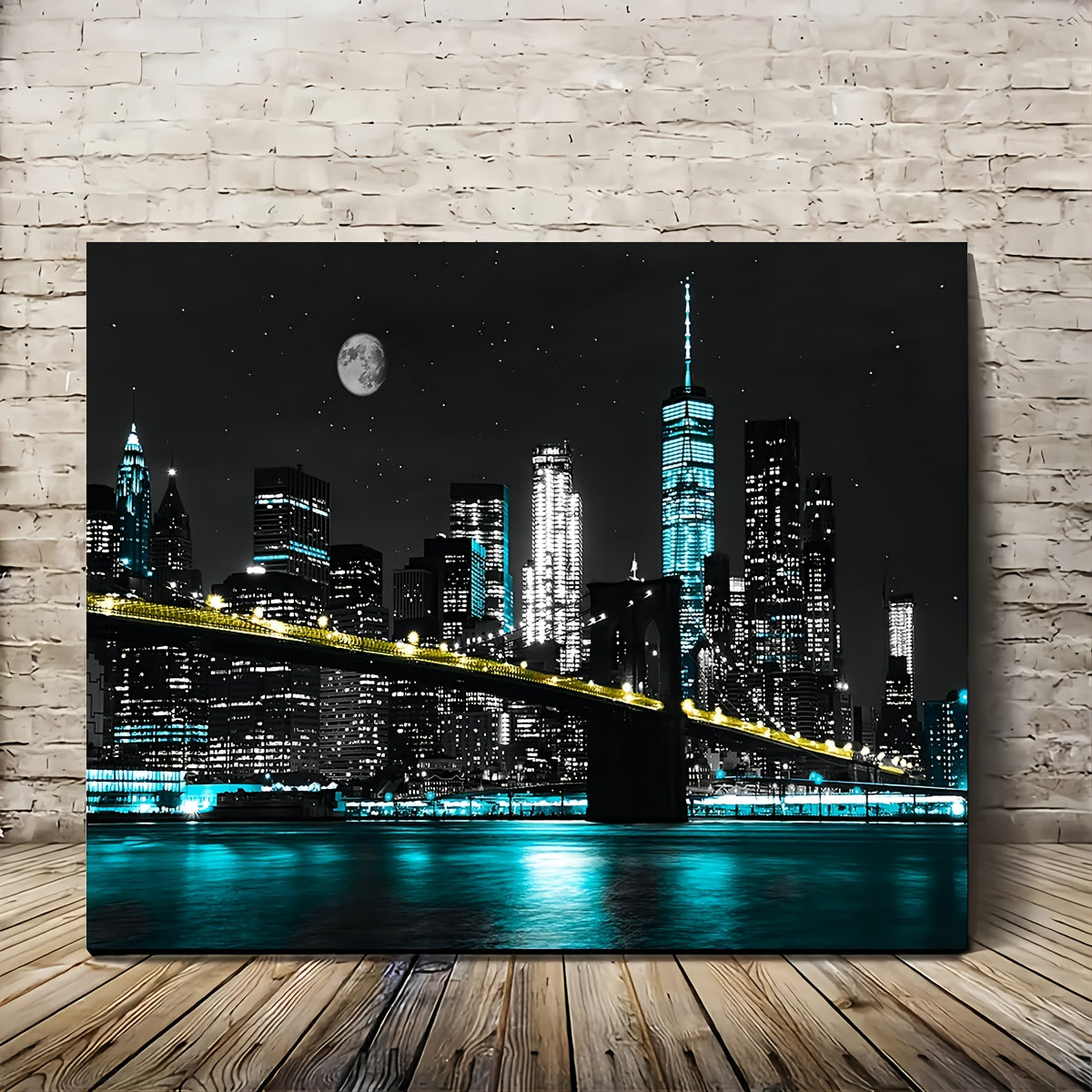 Stampa su tela intelaiata — Ponte di Brooklyn