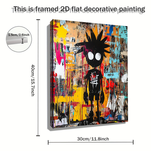 Stampa su tela intelaiata — Punk Graffiti