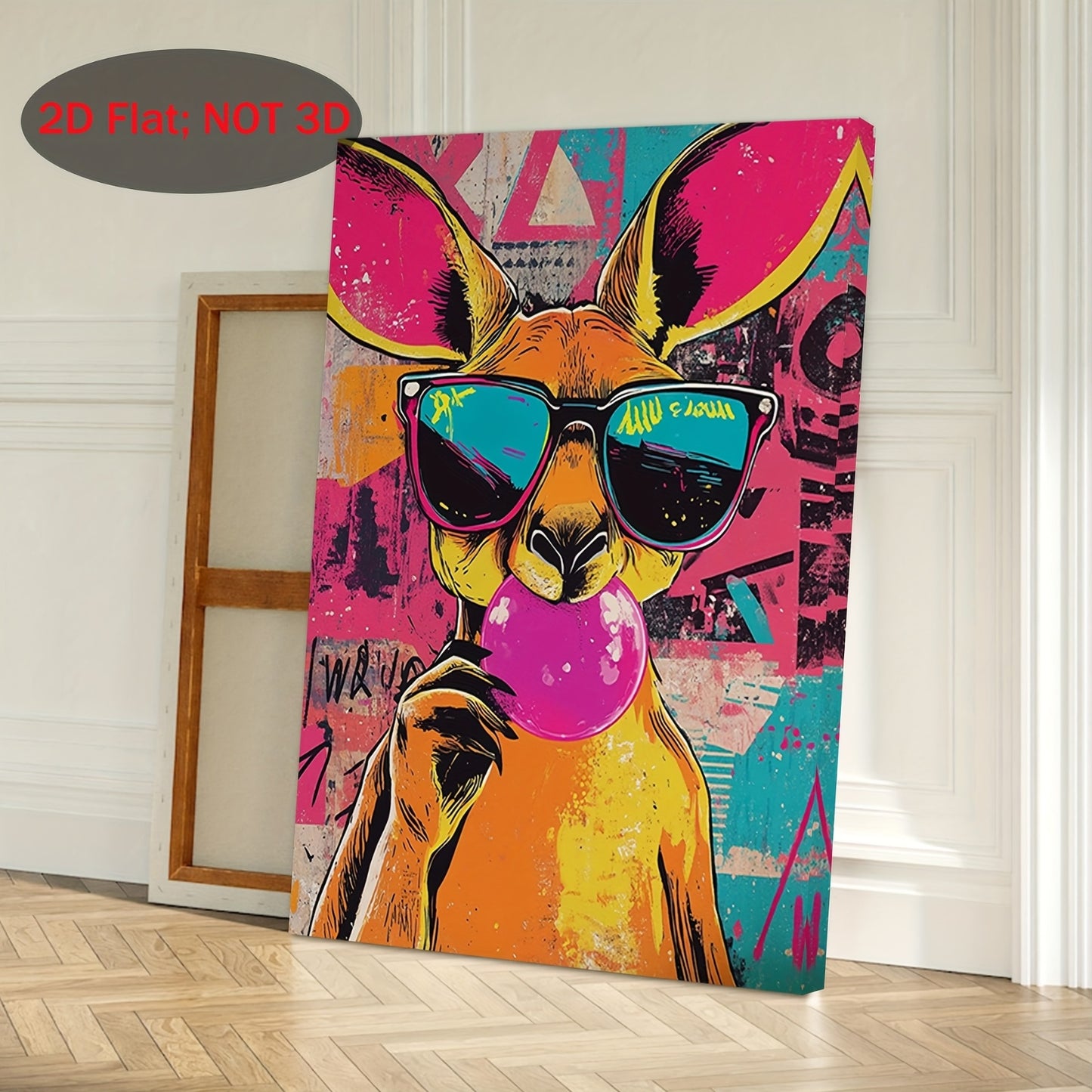 Stampa su tela — Canguro Pop Art