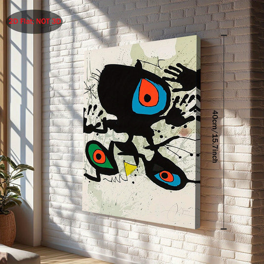 Stampa su tela intelaiata — Homage to Miró