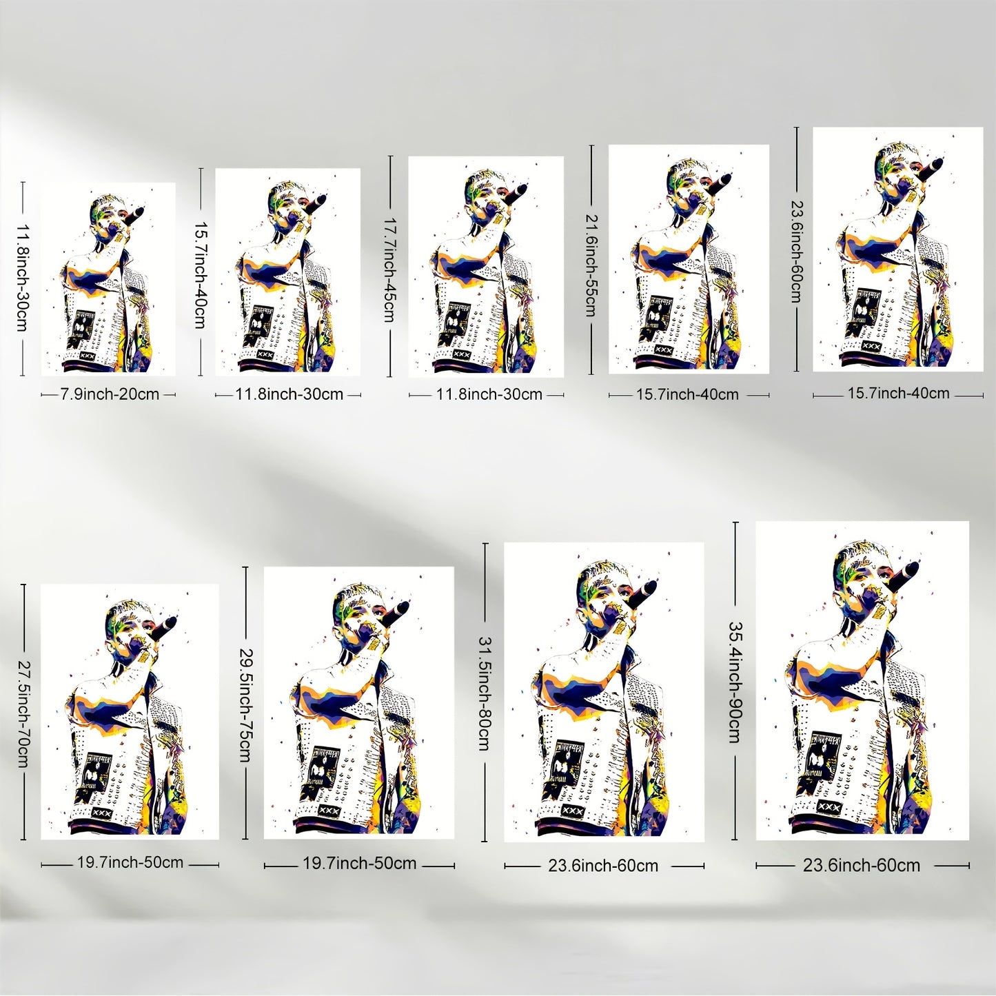 Stampa su tela intelaiata — Rapper Pop Art