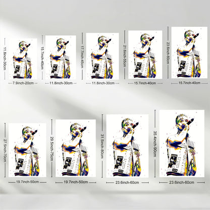 Stampa su tela intelaiata — Rapper Pop Art