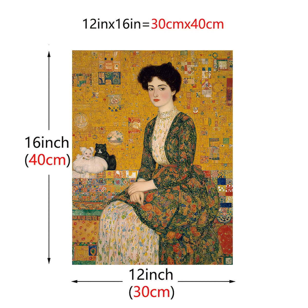 Stampa su tela intelaiata — Homage to Klimt
