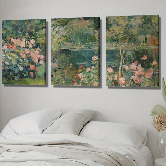 Stampa su tela intelaiata — Homage to Monet