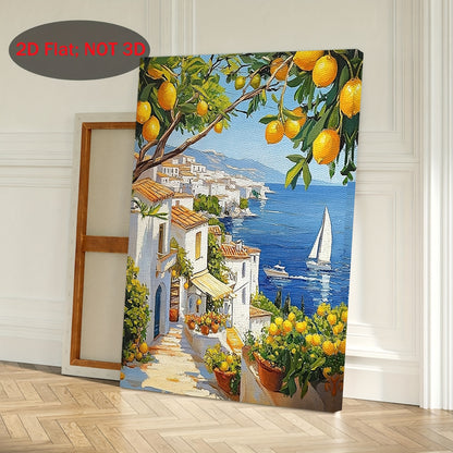 Stampa su tela intelaiata — Costa dei Limoni