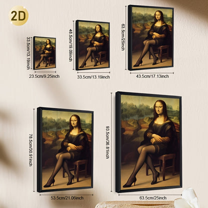 Stampa su tela — Homage to Mona Lisa