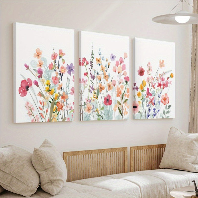 Stampa su tela intelaiata — Fiori Selvatici