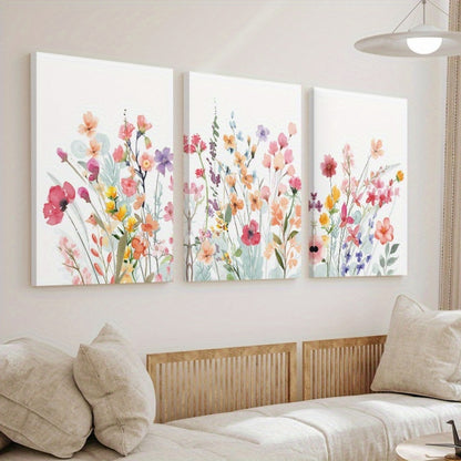 Stampa su tela intelaiata — Fiori Selvatici