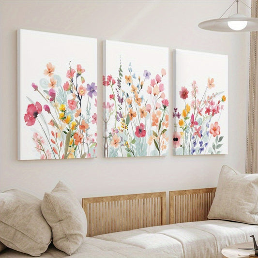 Stampa su tela intelaiata — Fiori Selvatici