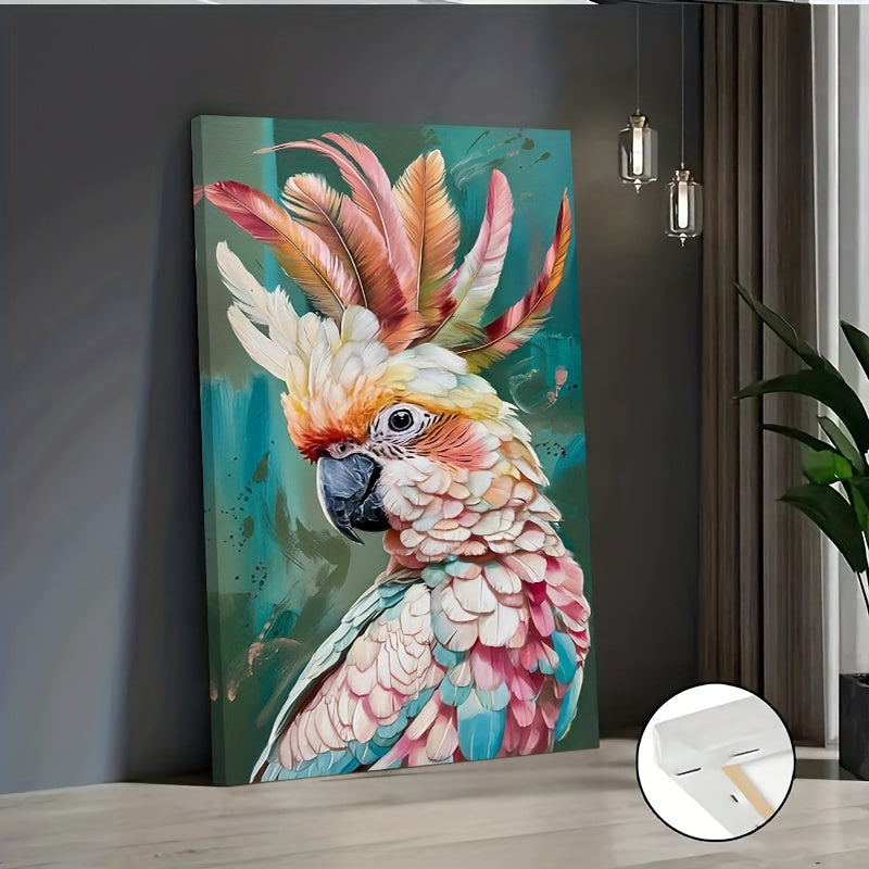 Stampa su tela intelaiata — Cacatua