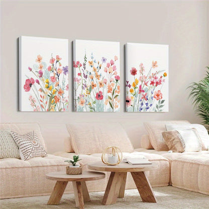 Stampa su tela intelaiata — Fiori Selvatici