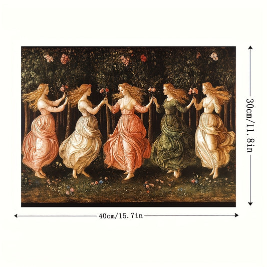 Stampa su tela intelaiata — Homage to Botticelli