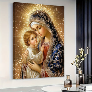 Stampa su tela intelaiata — Madonna