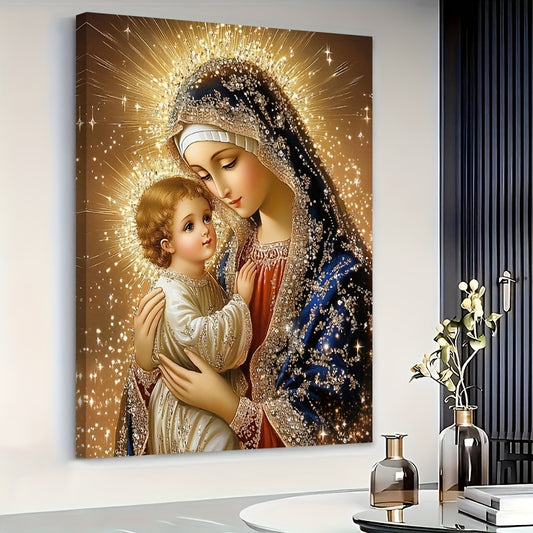Stampa su tela intelaiata — Madonna