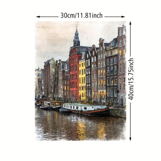 Stampa su tela intelaiata — Amsterdam