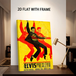 Stampa su tela intelaiata — Homage to Elvis