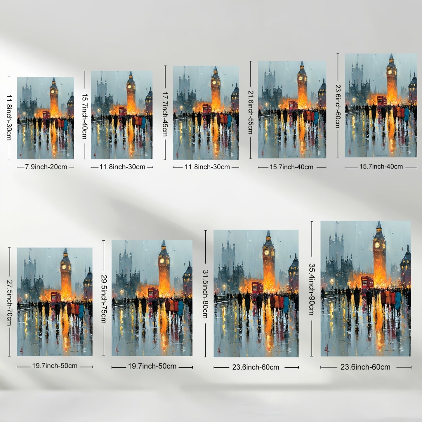 Stampa su tela intelaiata — Londra Big Ben