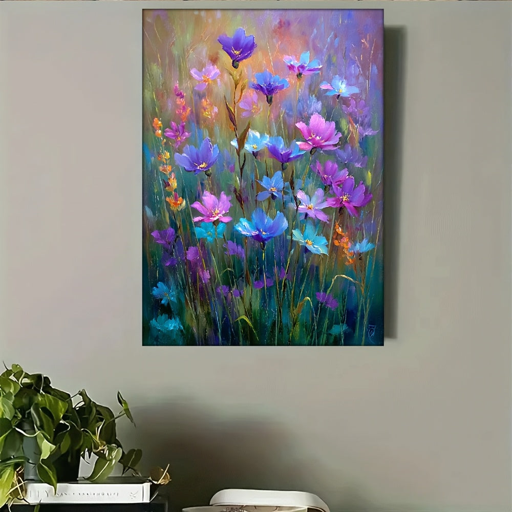 Stampa su tela intelaiata — Fiori Selvatici