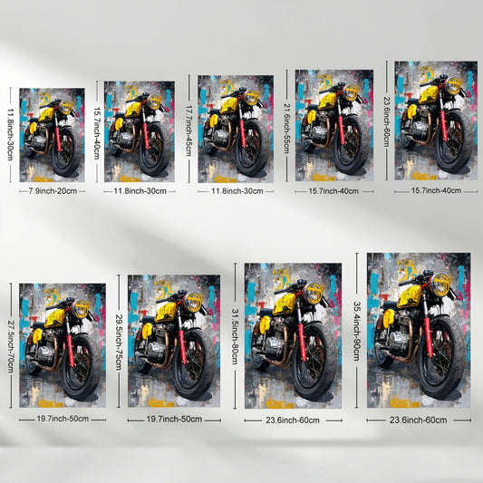 Stampa su tela intelaiata — Moto Vintage
