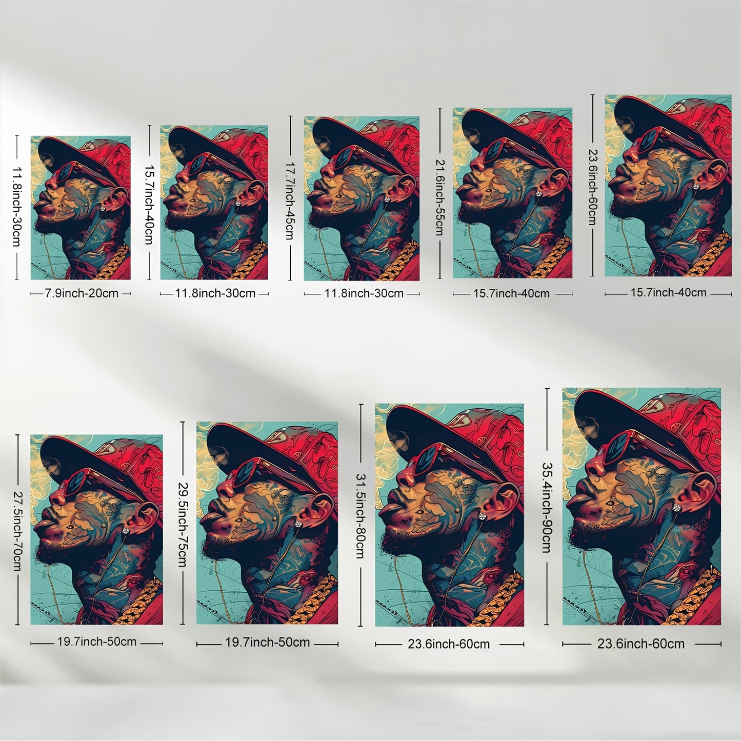 Stampa su tela intelaiata — Hip-Hop Urbano
