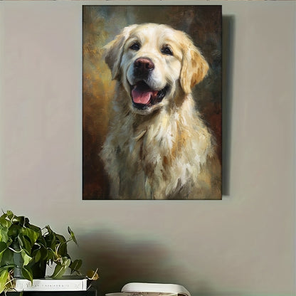 Stampa su tela intelaiata — Golden Retriever