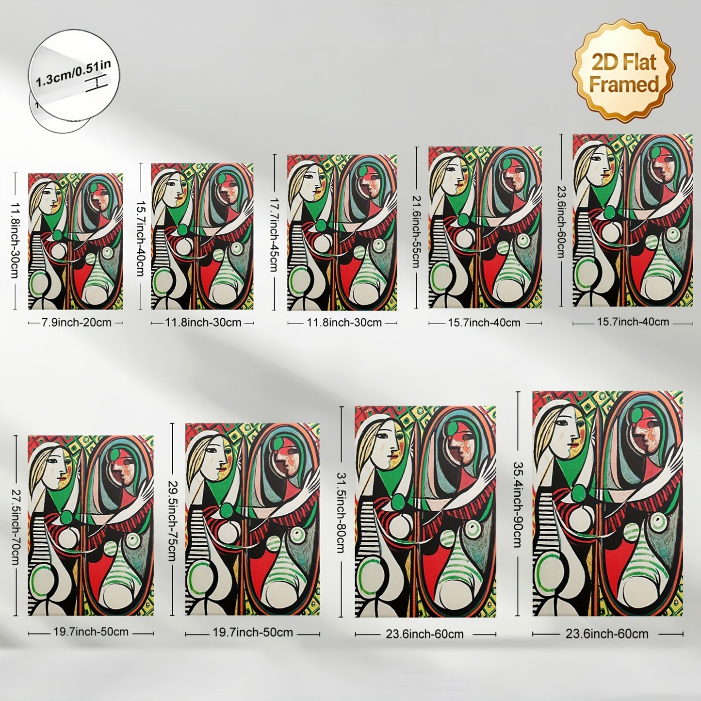 Stampa su tela intelaiata — Homage to Picasso