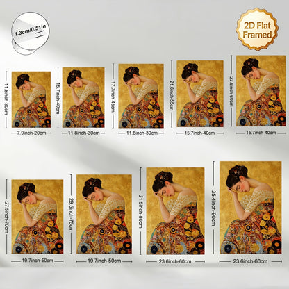 Stampa su tela intelaiata — Homage to Klimt
