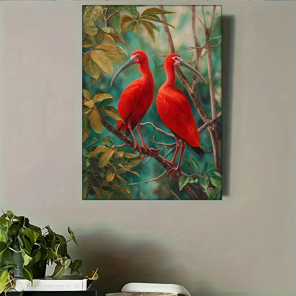 Stampa su tela intelaiata — Ibis Scarlatto