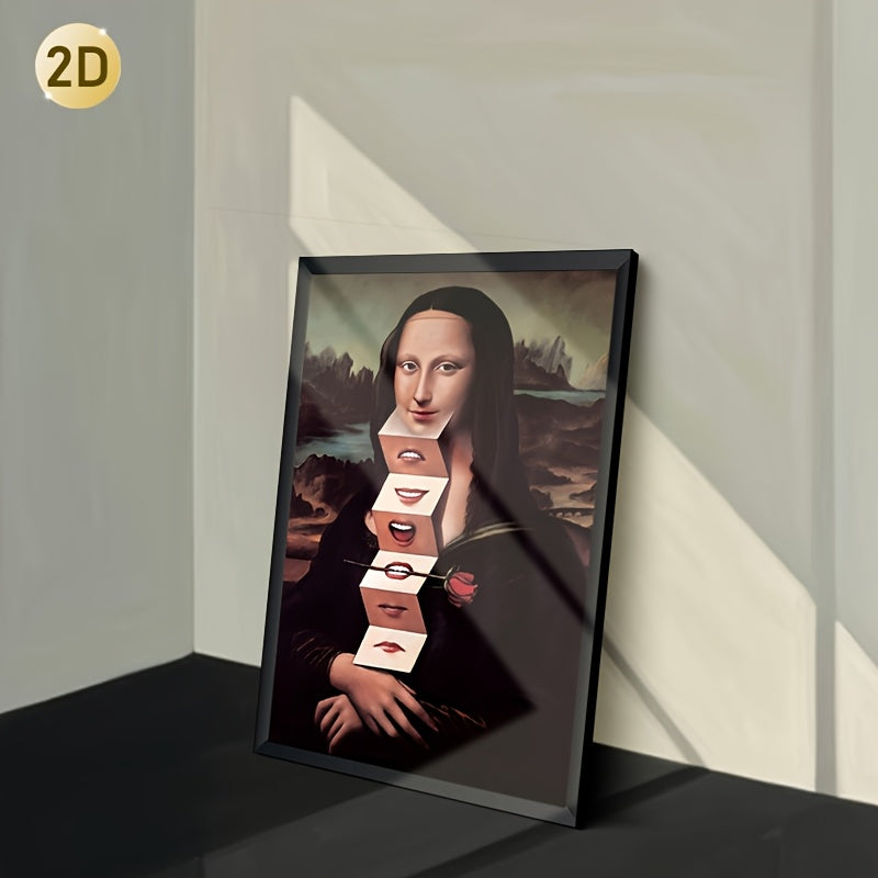 Stampa su tela intelaiata — Homage to Mona Lisa