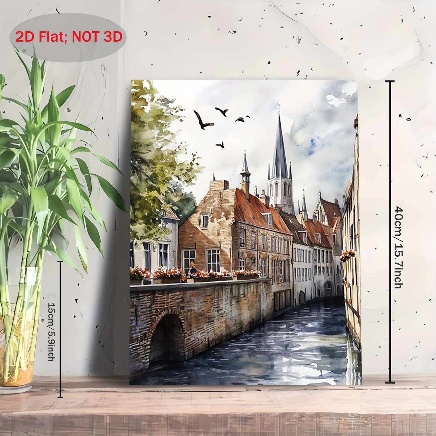 Stampa su tela intelaiata — Bruges