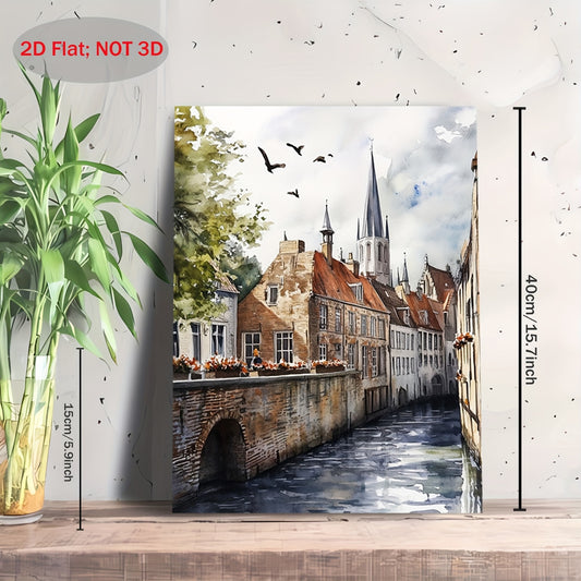 Stampa su tela intelaiata — Bruges