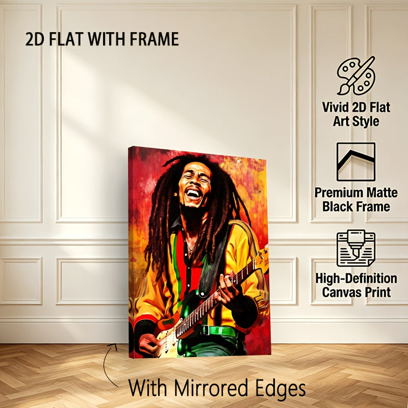 Stampa su tela intelaiata — Homage to Bob Marley