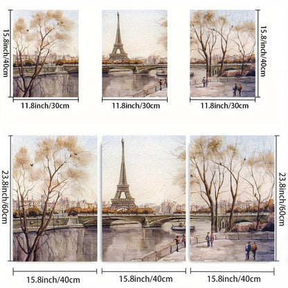 Stampa su tela intelaiata — Torre Eiffel
