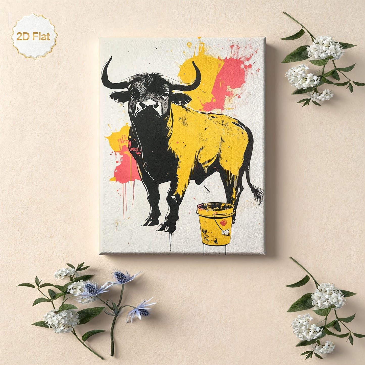 Stampa su tela intelaiata — Toro Graffiti